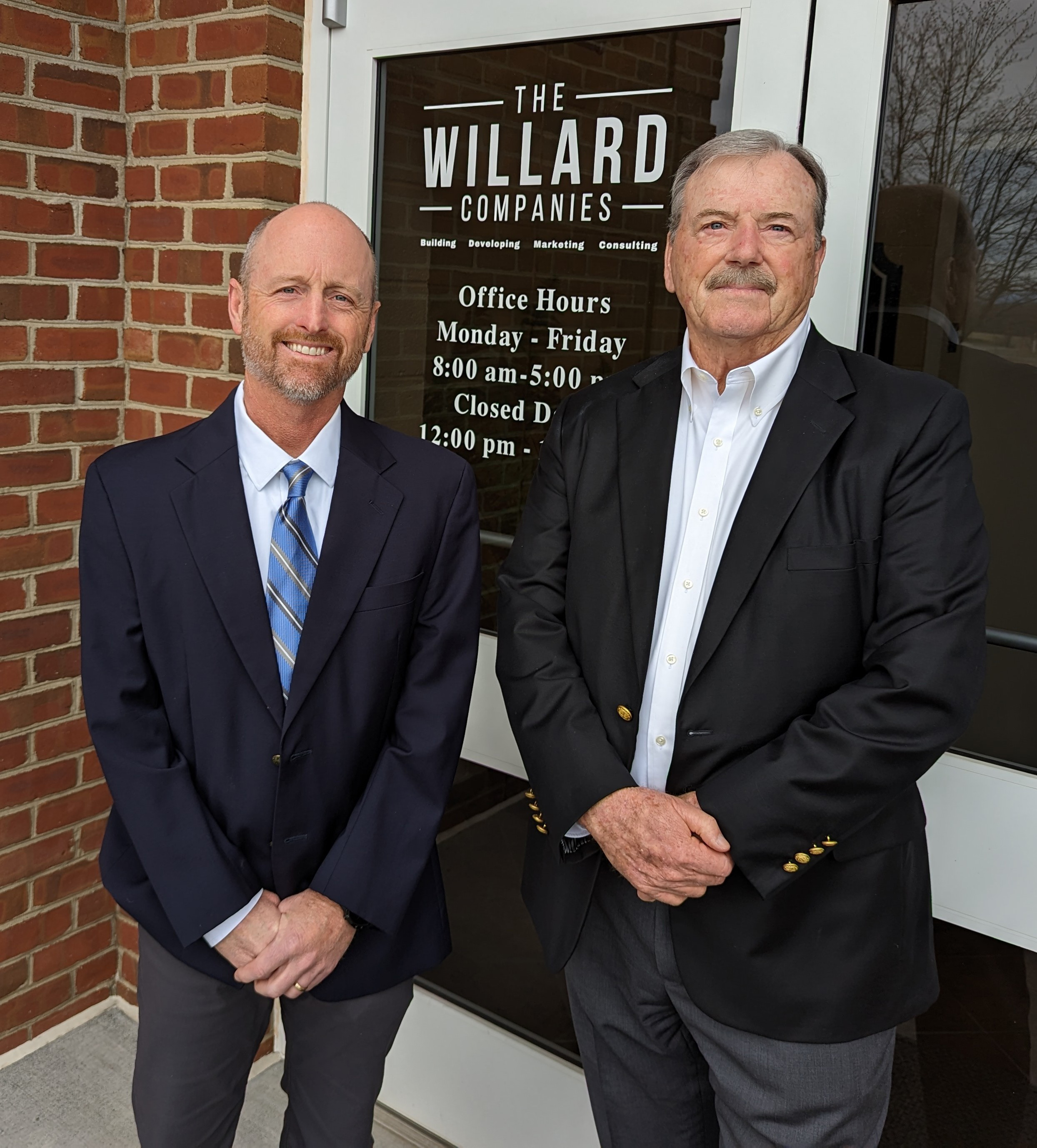 Ronald L. Willard II (left) has been taking over operations of The Willard Companies from his father, Ronald Willard Sr., over the past several years.